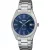 Casio Collection unisex karóra UTP-1302PD-2A1VEF, kék számlappal, ezüst nemesacél szíjjal