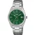 Casio Collection unisex karóra UTP-1302PD-3A1VEF, zöld számlappal, ezüst nemesacél szíjjal