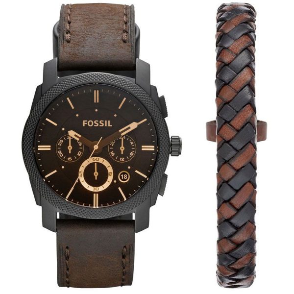 Fossil Machine férfi karóra szett FS5251SET