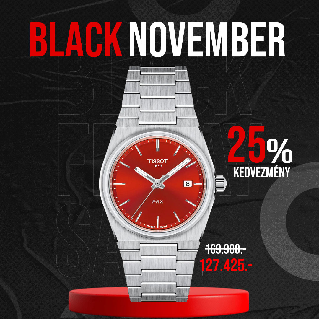 Elegáns női órák 20–40% kedvezménnyel – Bering, Tissot, Casio és több világmárka Black November ajánlata.